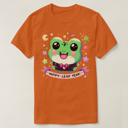 Happy Leap Year Frog 1 T-shirt (Design voorkant)