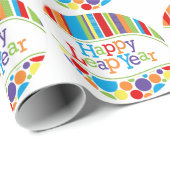 Happy Leap Year Wrapping Paper Cadeaupapier (Rol Hoek)