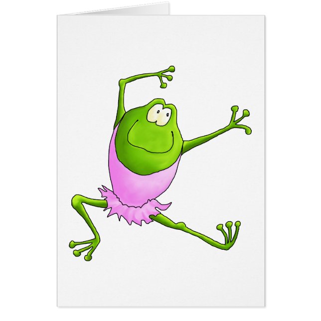 Happy Leaping Ballet Frog (Voorkant)