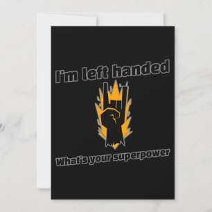 Happy left handers day — handige supermachtsteen