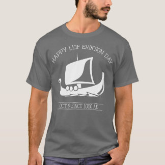Happy Leif Erikson Dag oktober T-shirt