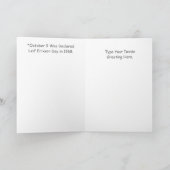 Happy Leif Erikson Day Wenskaart Feestdagen Kaart (Binnen)