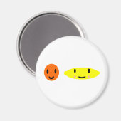 Happy Lemon en Sinaasappel 2 Magneet (Voorkant / Achterkant)