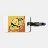 Happy Lemon Face Bagagelabel (Achterkant horizontaal)