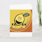 Happy Lemon Face Kaart (Voorkant)