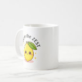 Happy Lemon Je bent de beste gepersonaliseerde Koffiemok (Voorkant links)