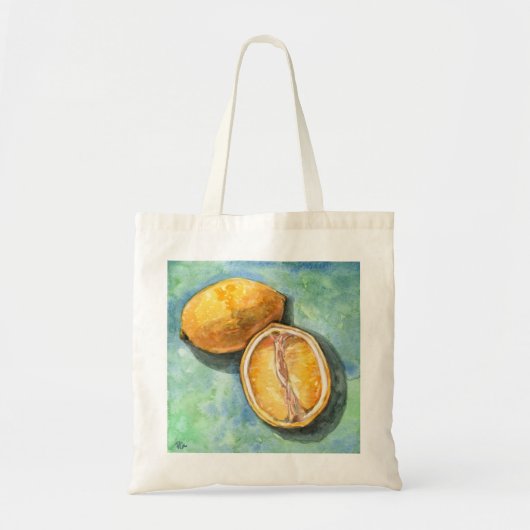 Happy Lemon Tote Bag (Voorkant)