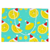 Happy Lemons die Kerstmis met kerstmis hebben door Groot Cadeauzakje (Achterkant)