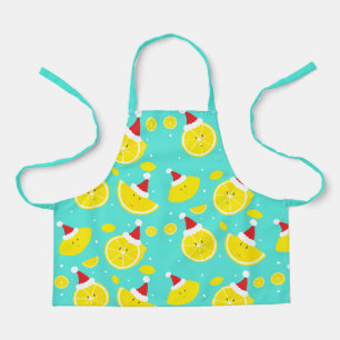 Happy Lemons Santa Hats Kerstmis Schort