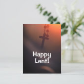 Happy Lent Wenskaart Feestdagenkaart (Staand voorkant)