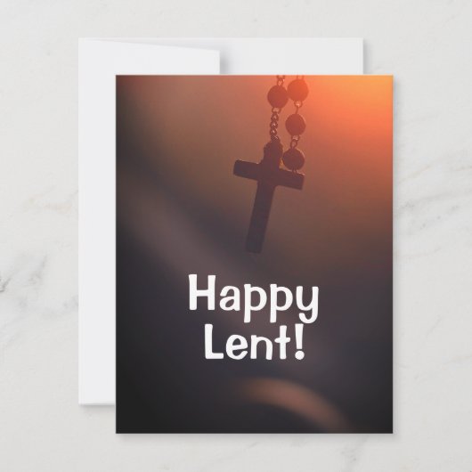 Happy Lent Wenskaart Feestdagenkaart (Voorkant)
