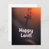 Happy Lent Wenskaart Feestdagenkaart (Voorkant / Achterkant)