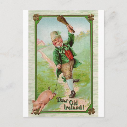 Happy Leprechaun Briefkaart (Voorkant)
