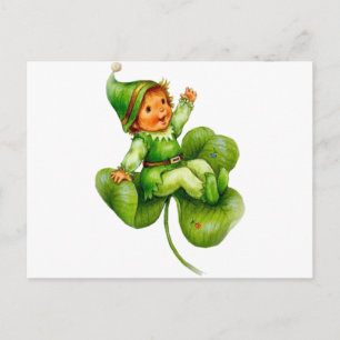 Happy Leprechaun Briefkaart