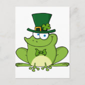 Happy Leprechaun Frog Briefkaart (Voorkant)