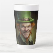 Happy Leprechaun Latte Mok (Voorkant)