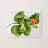 Happy Leprechaun Legpuzzel (Horizontaal)