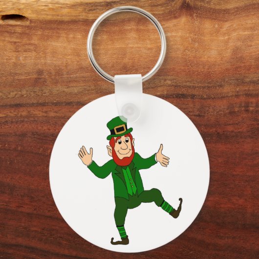 Happy Leprechaun Sleutelhanger (Voorkant)