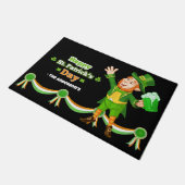 Happy Leprechaun St Patrick's Persoonlijke Doormat Deurmat (Schuin)