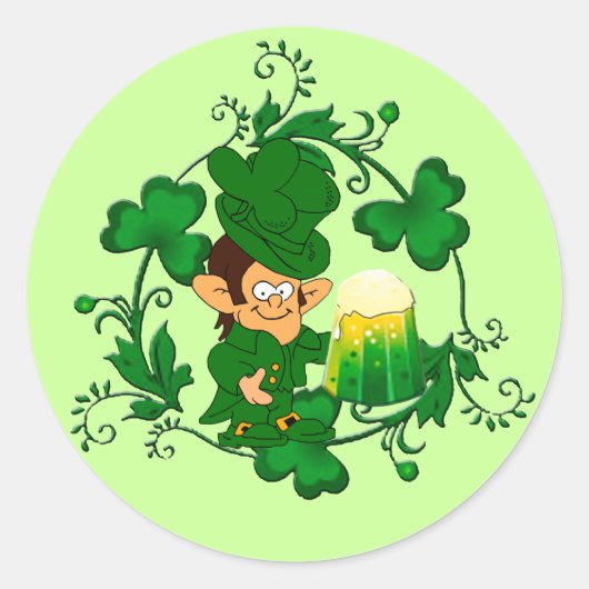 Happy Leprechaun Stickers (Voorkant)