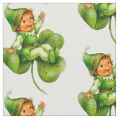 Happy Leprechaun Stof (Close Up)
