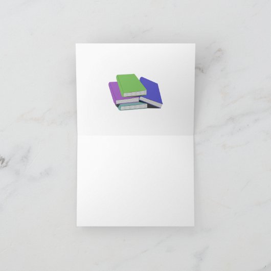 Happy Library Day Kaart (Binnen)