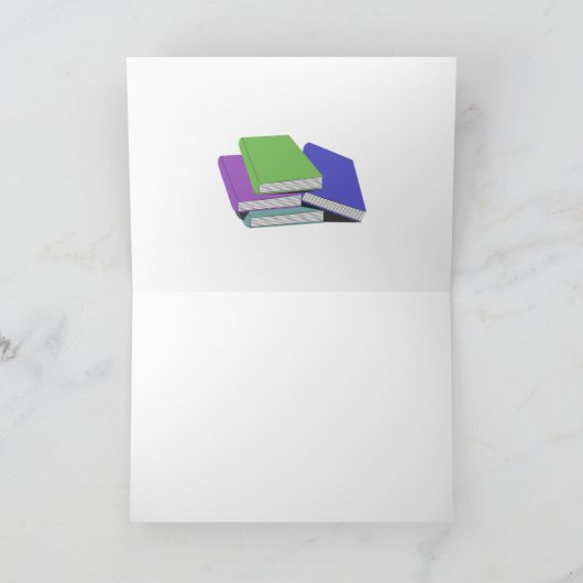 Happy Library Day Kaart (Binnen)