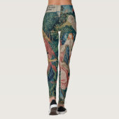 Happy Life in Paradise Garden Medieval Tapestry Leggings (Achterkant)