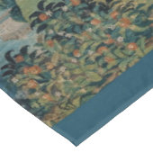 Happy Life in Paradise Garden Medieval Tapestry Tafelkleed (Gekanteld)