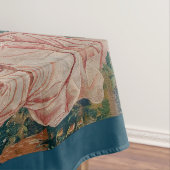 Happy Life in Paradise Garden Medieval Tapestry Tafelkleed (Voorbeeld)