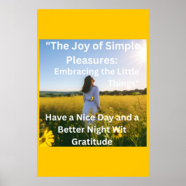 Happy Life Secret: Joy vinden in kleine dingen Poster