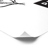 Happy Life with Faith – Proverbs 15:15 Art Perfect Poster (Hoek)