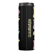 Happy Lift Zware Kleurrijke Grafiek Thermosbeker (Achterkant)