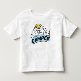 Happy Lil Camper Kind, Toddler en Baby T-Shirt