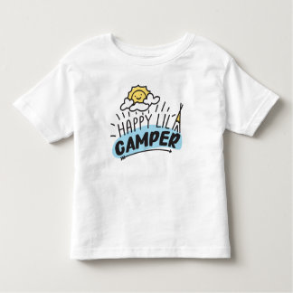 Happy Lil Camper Kind, Toddler en Baby T-Shirt