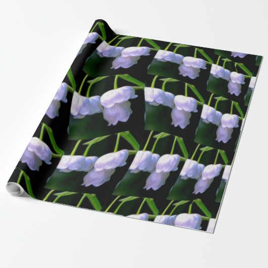 Happy Lily van het valleypatroon Cadeaupapier (Uitgerold)