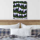 Happy Lily van het valleypatroon Canvas Afdruk (Insitu (Slaapkamer))