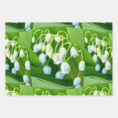 Happy Lily van het valleypatroon Inpakpapier Vel (Voorkant 3)