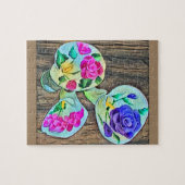 Happy Lilys Acryl Schilderij Legpuzzel (Horizontaal)