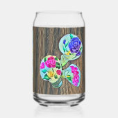 Happy Lilys Blikvorm Glas (Achterkant)