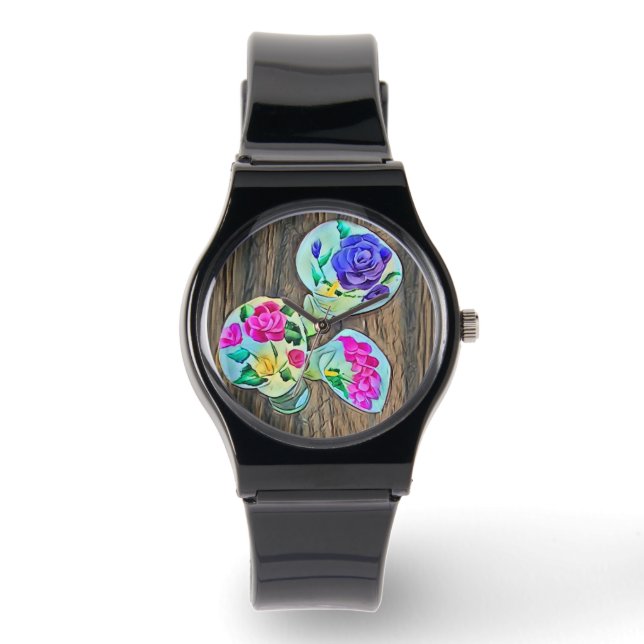Happy Lilys Horloge (Voorkant)