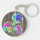 Happy Lilys  Sleutelhanger (Achterkant)