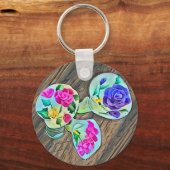 Happy Lilys Sleutelhanger (Achterkant)