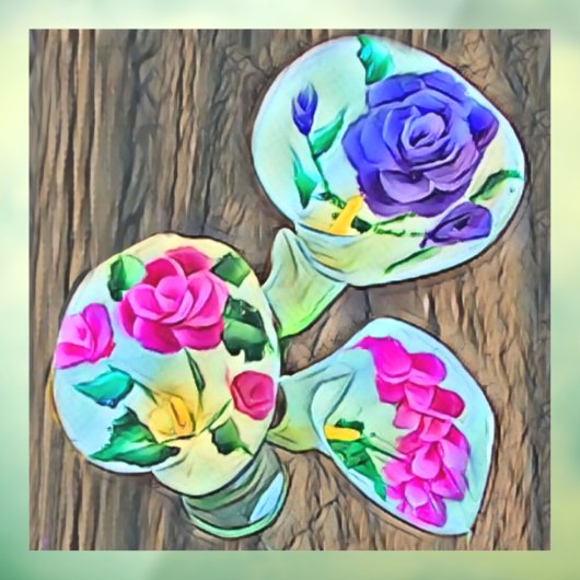 Happy Lilys Window Cling Raamsticker (Vel 3)