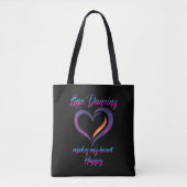 Happy Line Dancing Love Country Line Dancer Tote Bag (Voorkant)