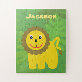 Happy Lion Little Kinder Personalized Legpuzzel
