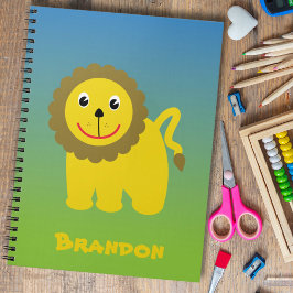 Happy lion notitieboek