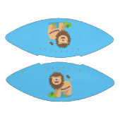 Happy lion Roaring cartoon illustratie American Football (Panelen)