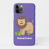 Happy lion Roaring cartoon illustratie Case-Mate iPhone Case (Achterkant)