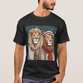 Happy Lions Kerst T-shirt (Voorkant)